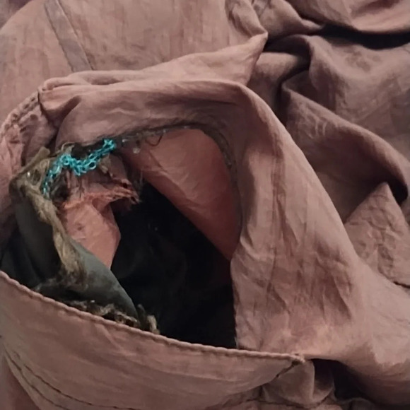 CS Signature Brown Velvet Reversible Hoodie Jacket Large - Picture 10 of 16